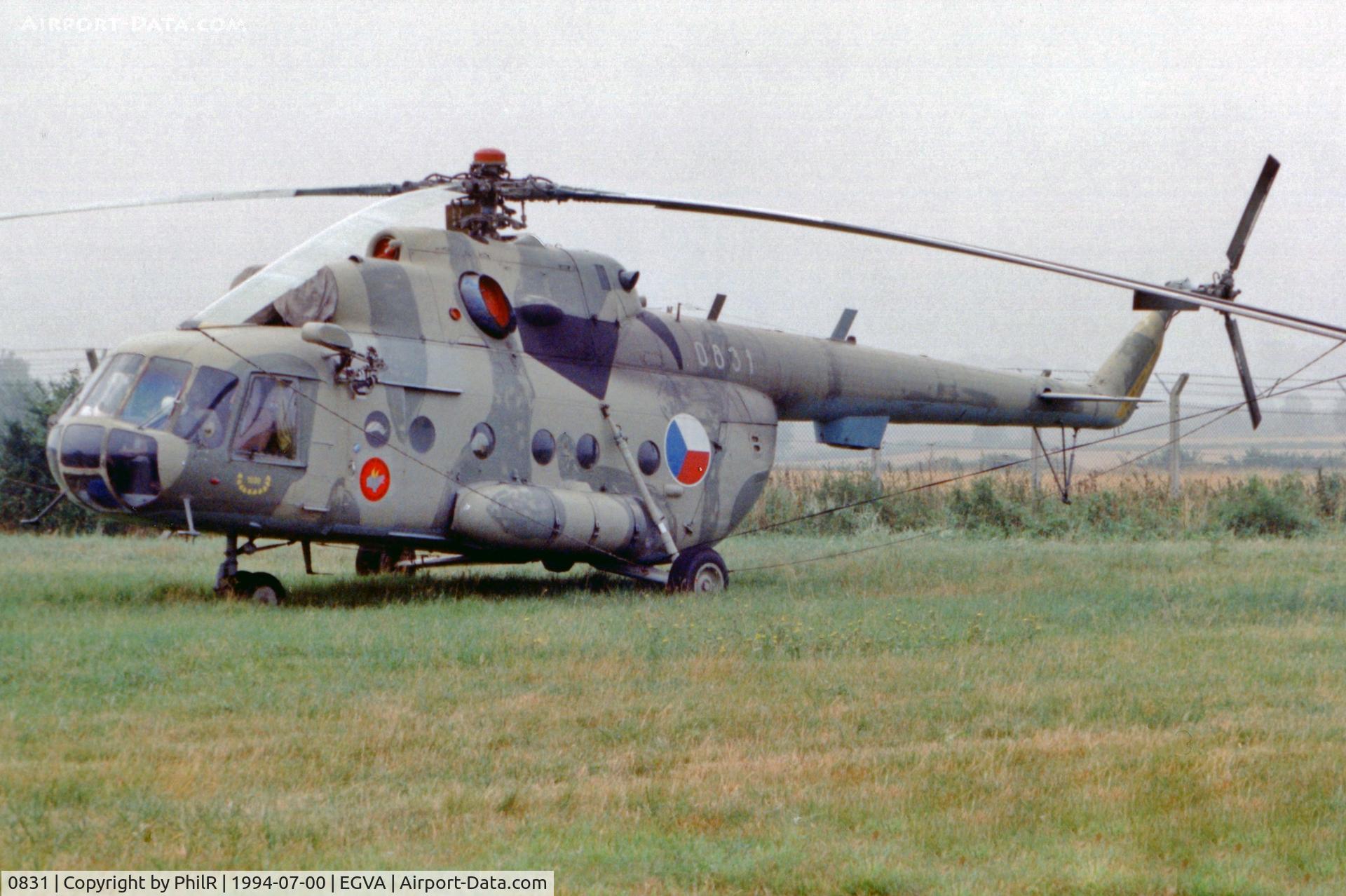 0831, Mil Mi-17 Hip C/N 108M31, 0831 Mil Mi-17 Hip CzeAF IAT