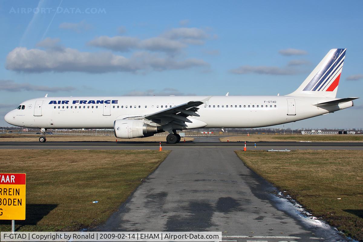 F-GTAD, 1998 Airbus A321-211 C/N 0777, at spl