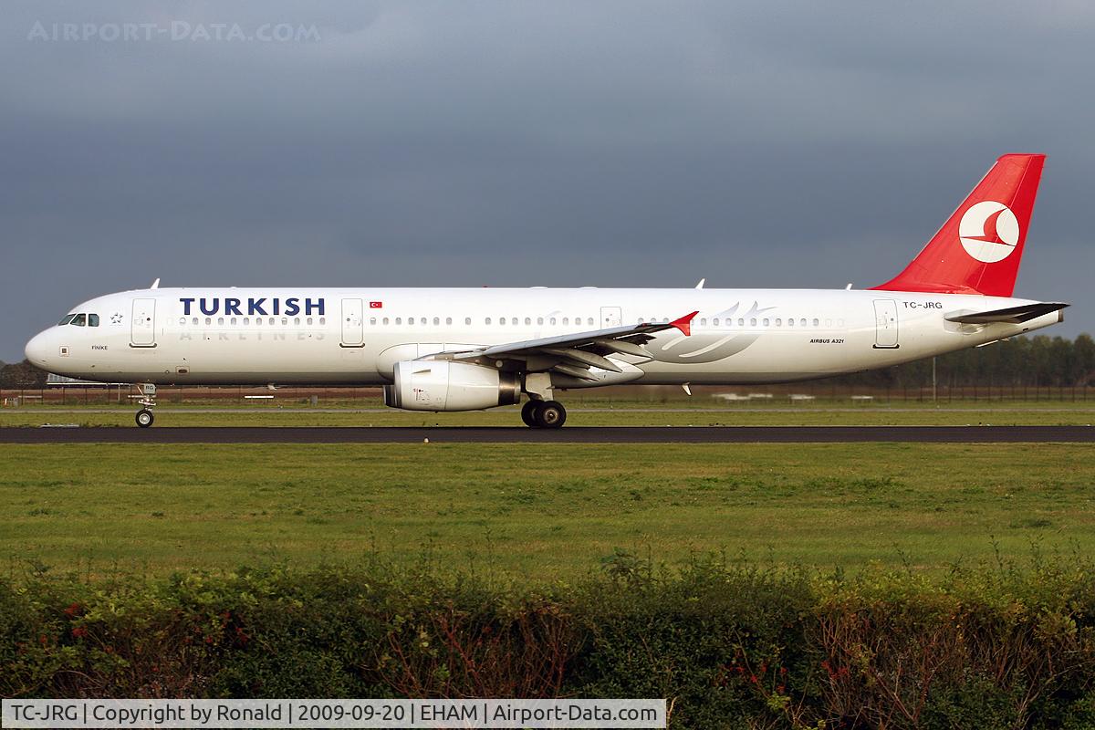 TC-JRG, 2007 Airbus A321-231 C/N 3283, at spl