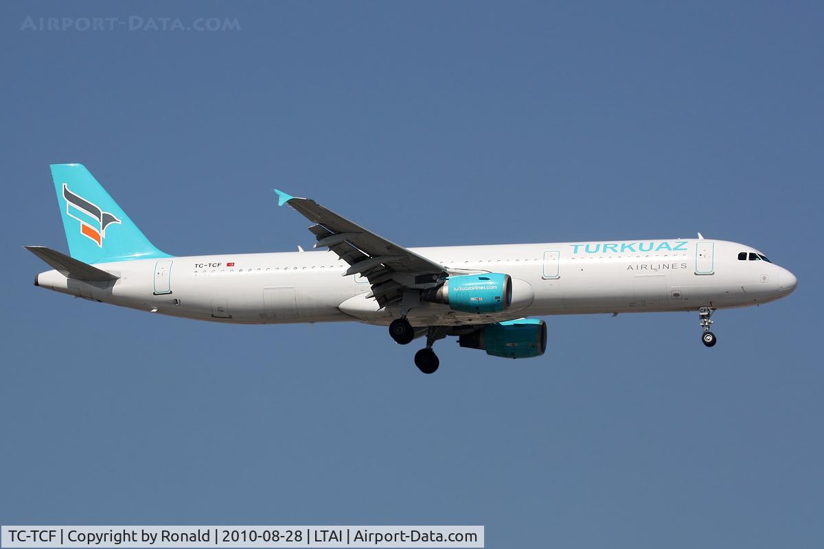 TC-TCF, 1998 Airbus A321-211 C/N 775, at ayt