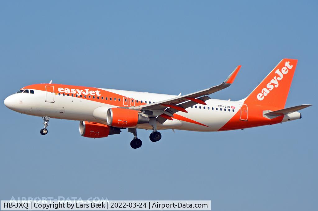 HB-JXQ, 2018 Airbus A320-214 C/N 8263, RWY22L