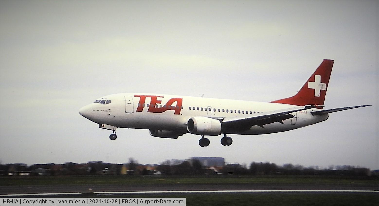 HB-IIA, 1989 Boeing 737-3M8 C/N 24023, Slide scan