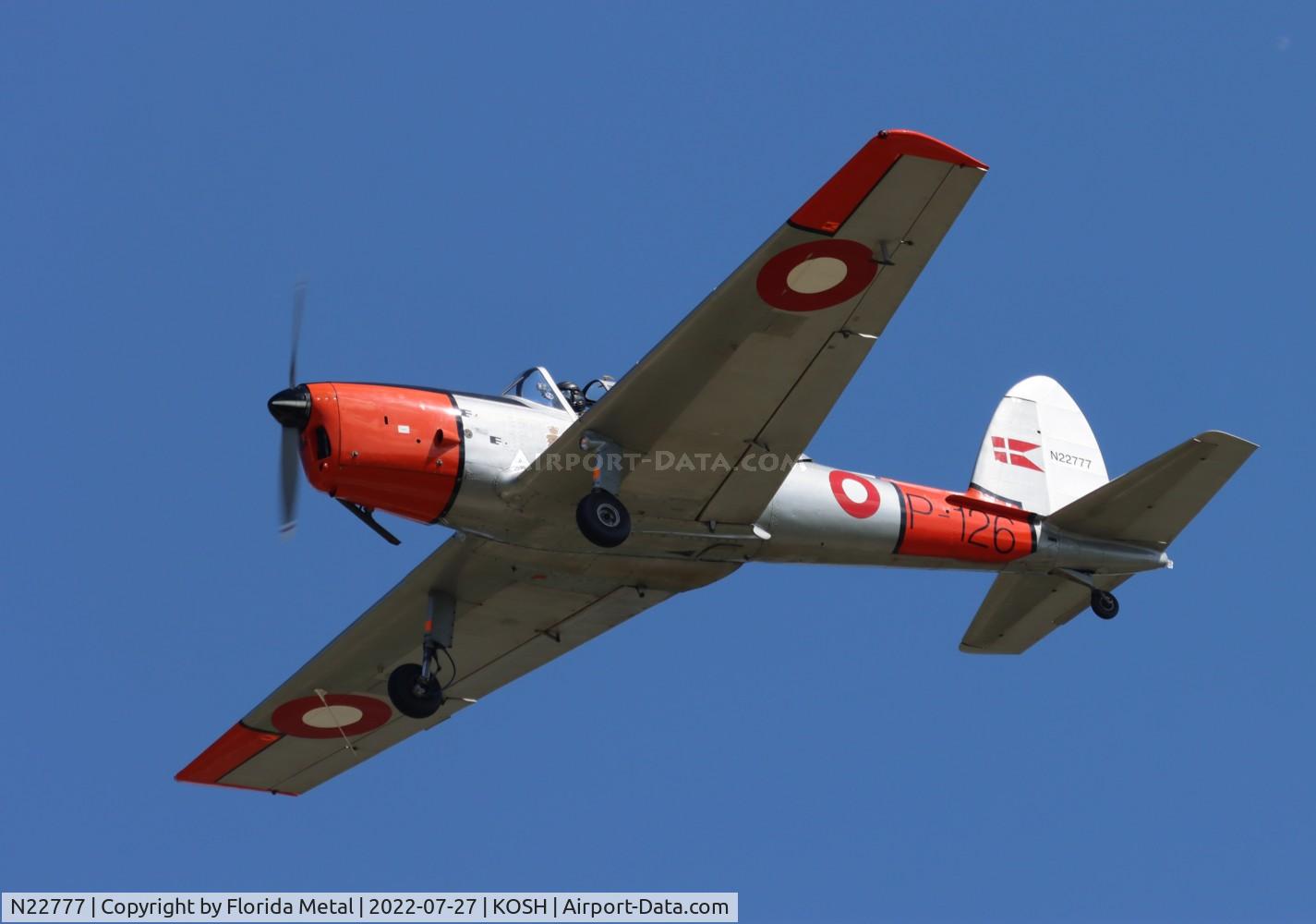 N22777, 1950 De Havilland DHC-1 Chipmunk 22 C/N C1/0105, OSH 2022