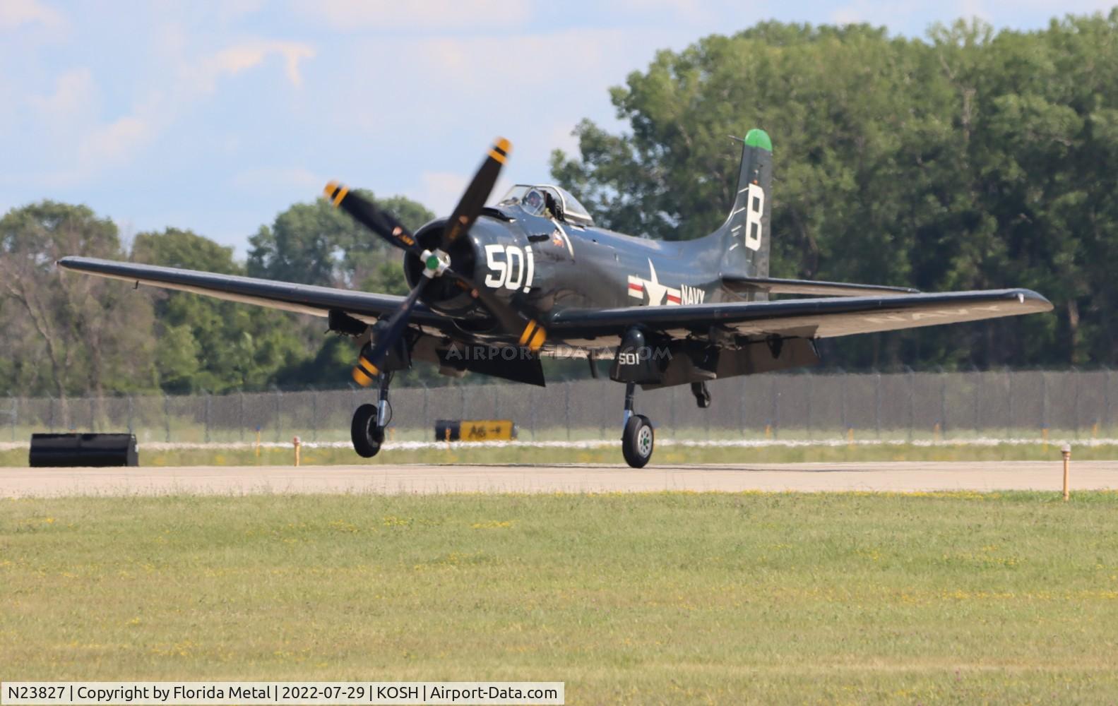 N23827, 1949 Douglas AD-4 C/N 7133, OSH 2022