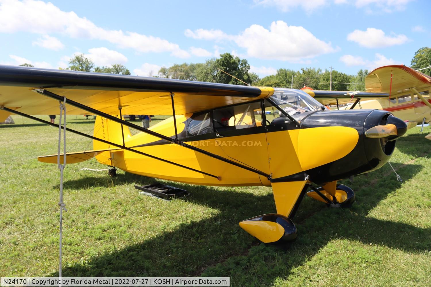 N24170, 1940 Funk B75L C/N 196, OSH 2022
