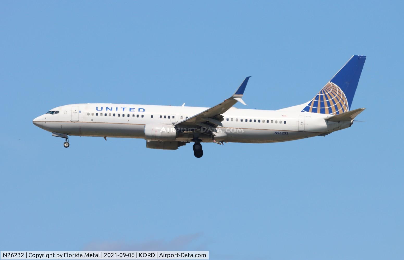 N26232, 1999 Boeing 737-824 C/N 28942, ORD 2021