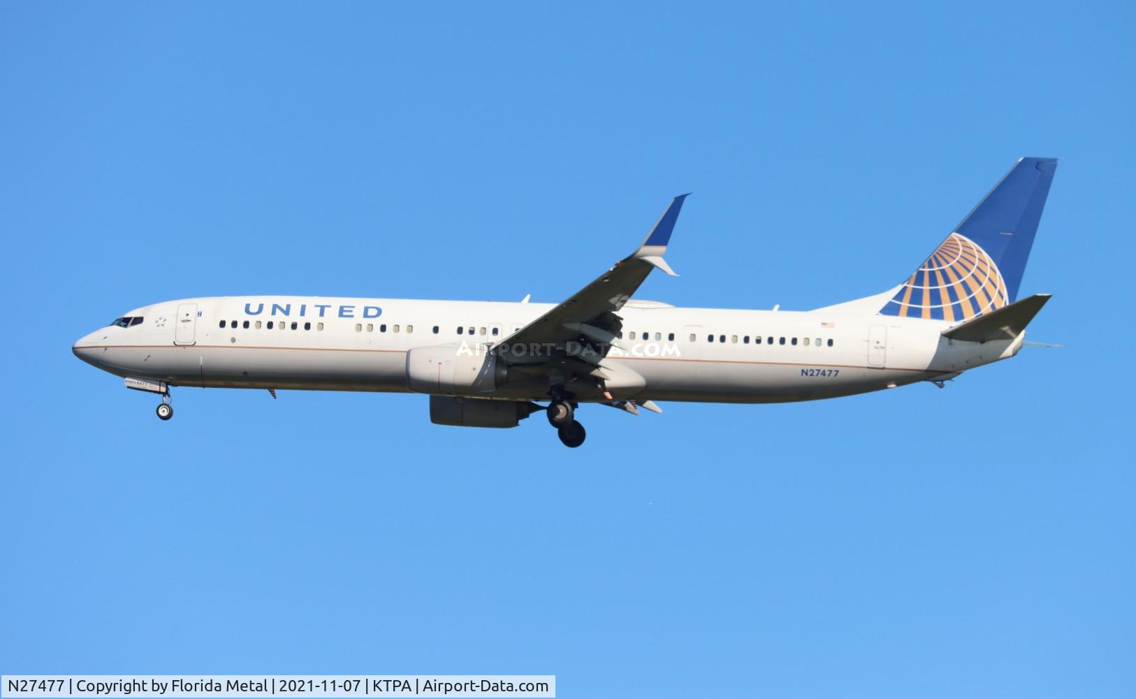 N27477, 2013 Boeing 737-924/ER C/N 31647, TPA 2021