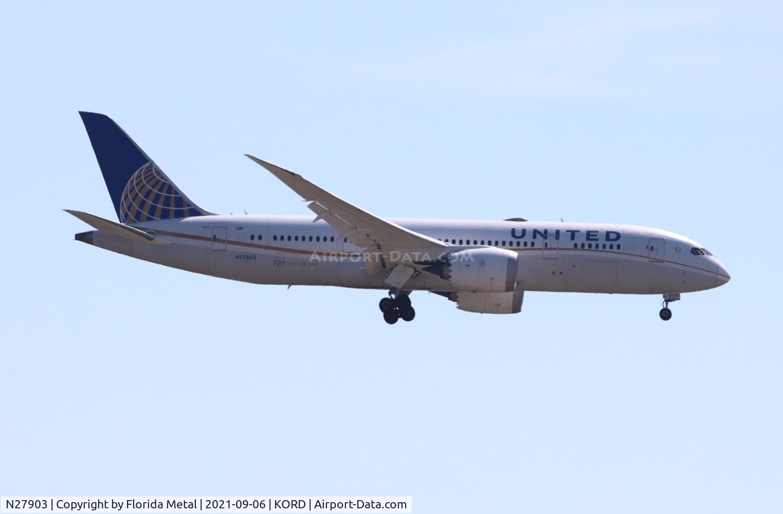 N27903, 2012 Boeing 787-8 Dreamliner C/N 34823, ORD 2021