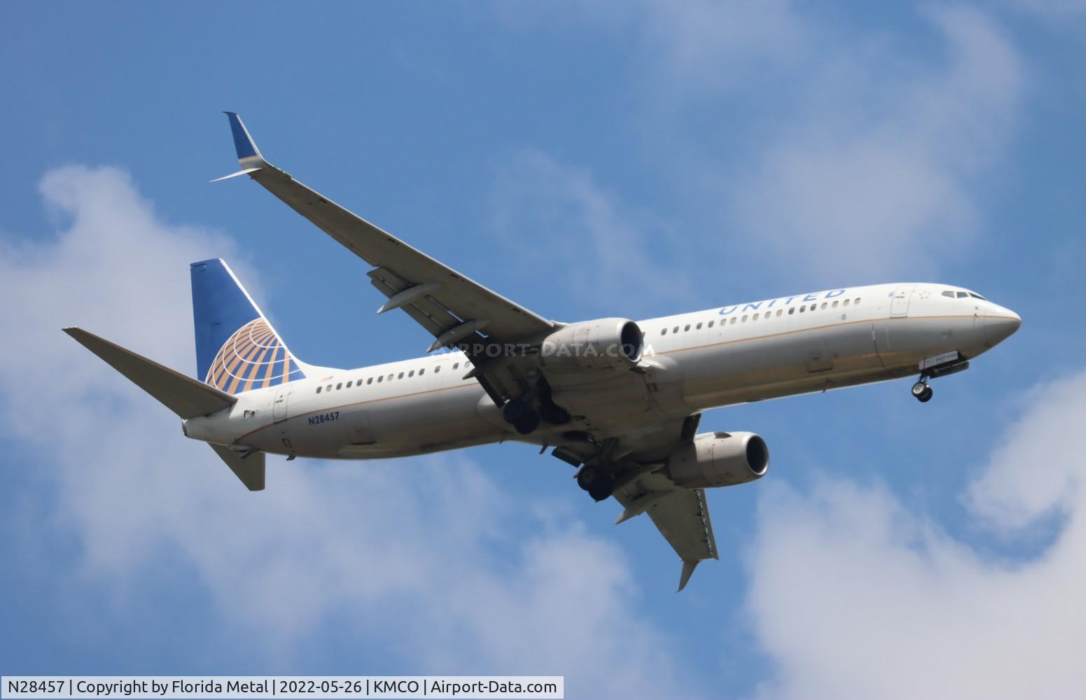 N28457, 2012 Boeing 737-924/ER C/N 41744, MCO 2022