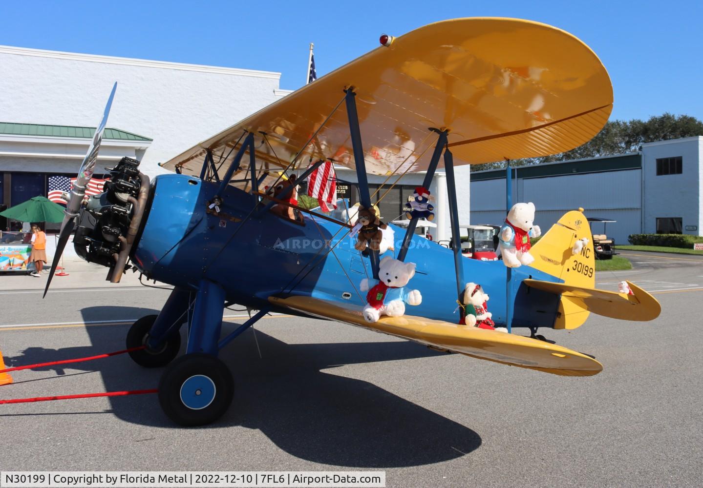 N30199, 1941 Waco UPF-7 C/N 5630, Spruce Creek 2022