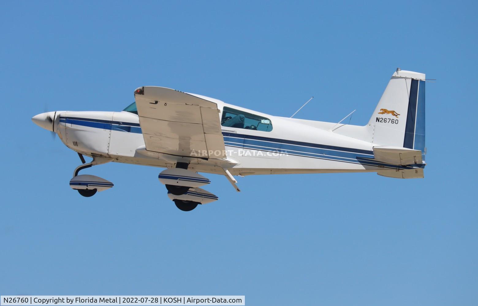 N26760, 1978 Gulfstream American Corp AA-5A C/N AA5A0699, OSH 2022