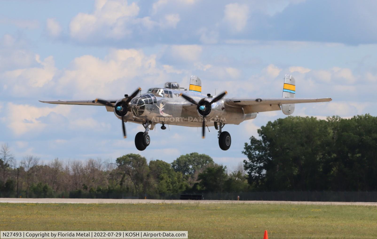 N27493, 1944 North American TB-25K Mitchell C/N 44-29869/108-33144, OSH 2022
