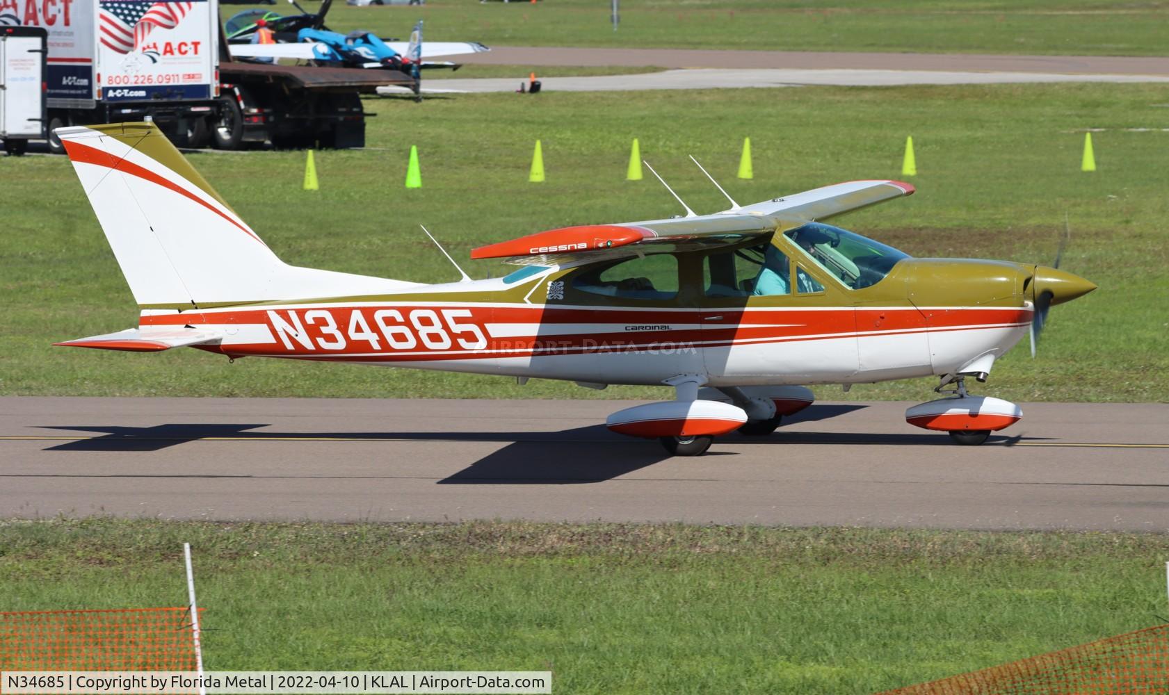 N34685, 1973 Cessna 177B Cardinal C/N 17701939, Sun N Fun 2022