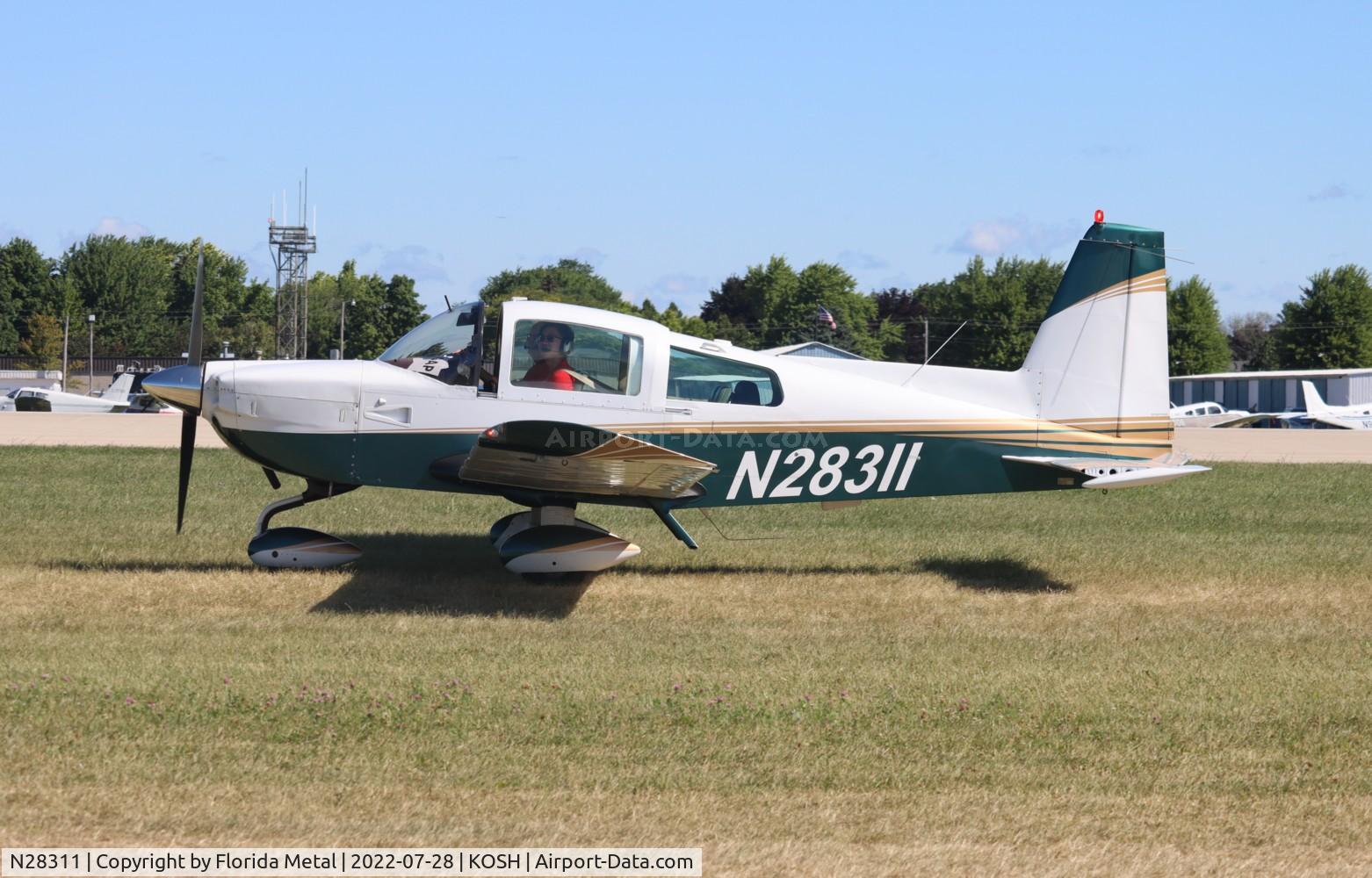 N28311, 1977 Grumman American AA-5B Tiger C/N AA5B0555, OSH 2022