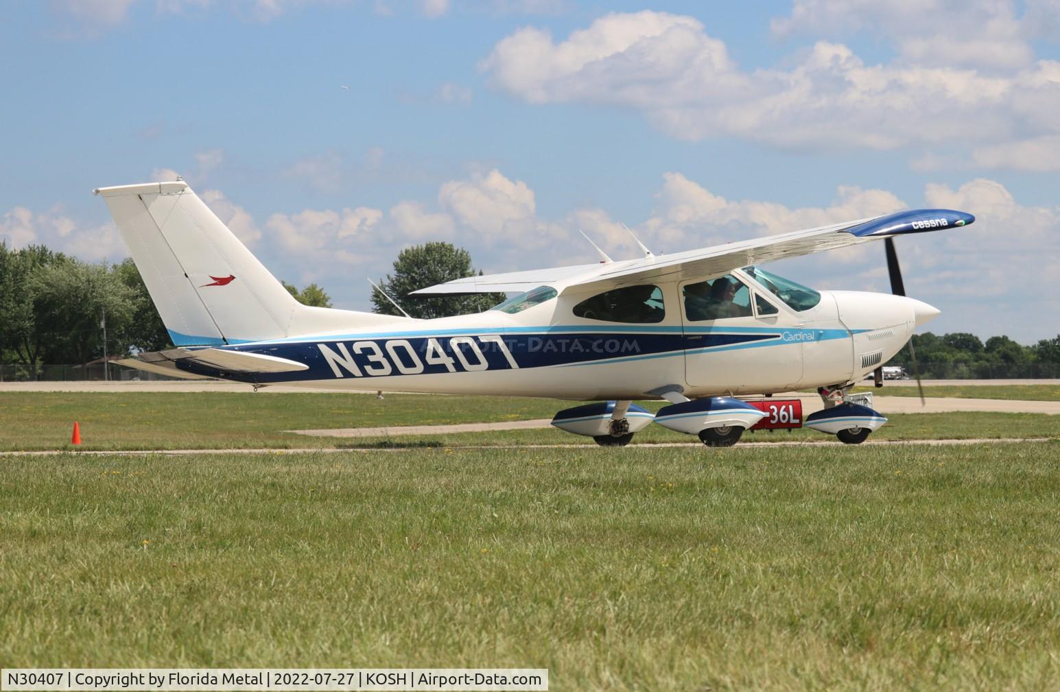 N30407, 1968 Cessna 177A Cardinal C/N 17701238, OSH 2022