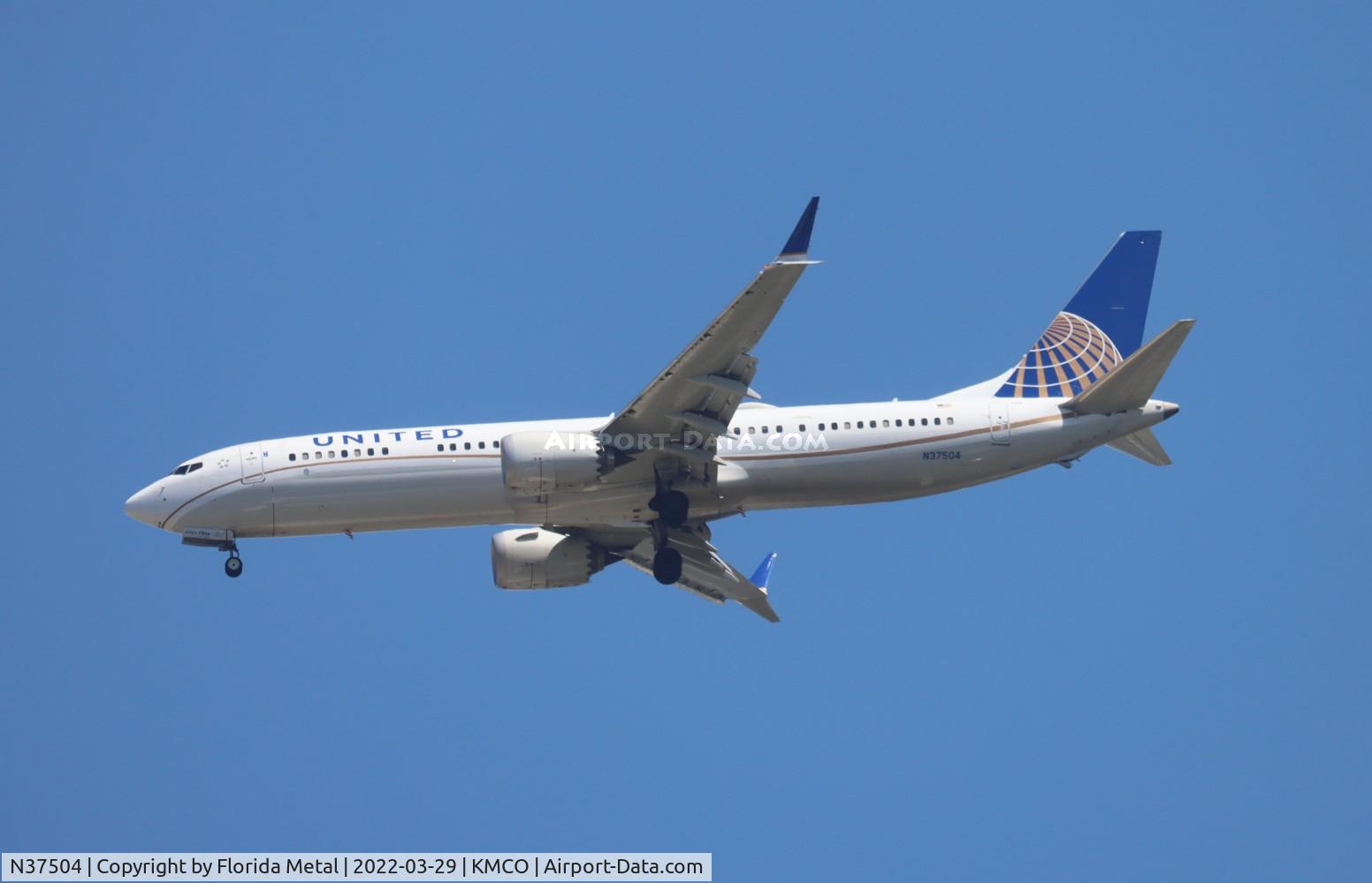 N37504, 2018 Boeing 737-9 MAX C/N 43435, MCO 2022