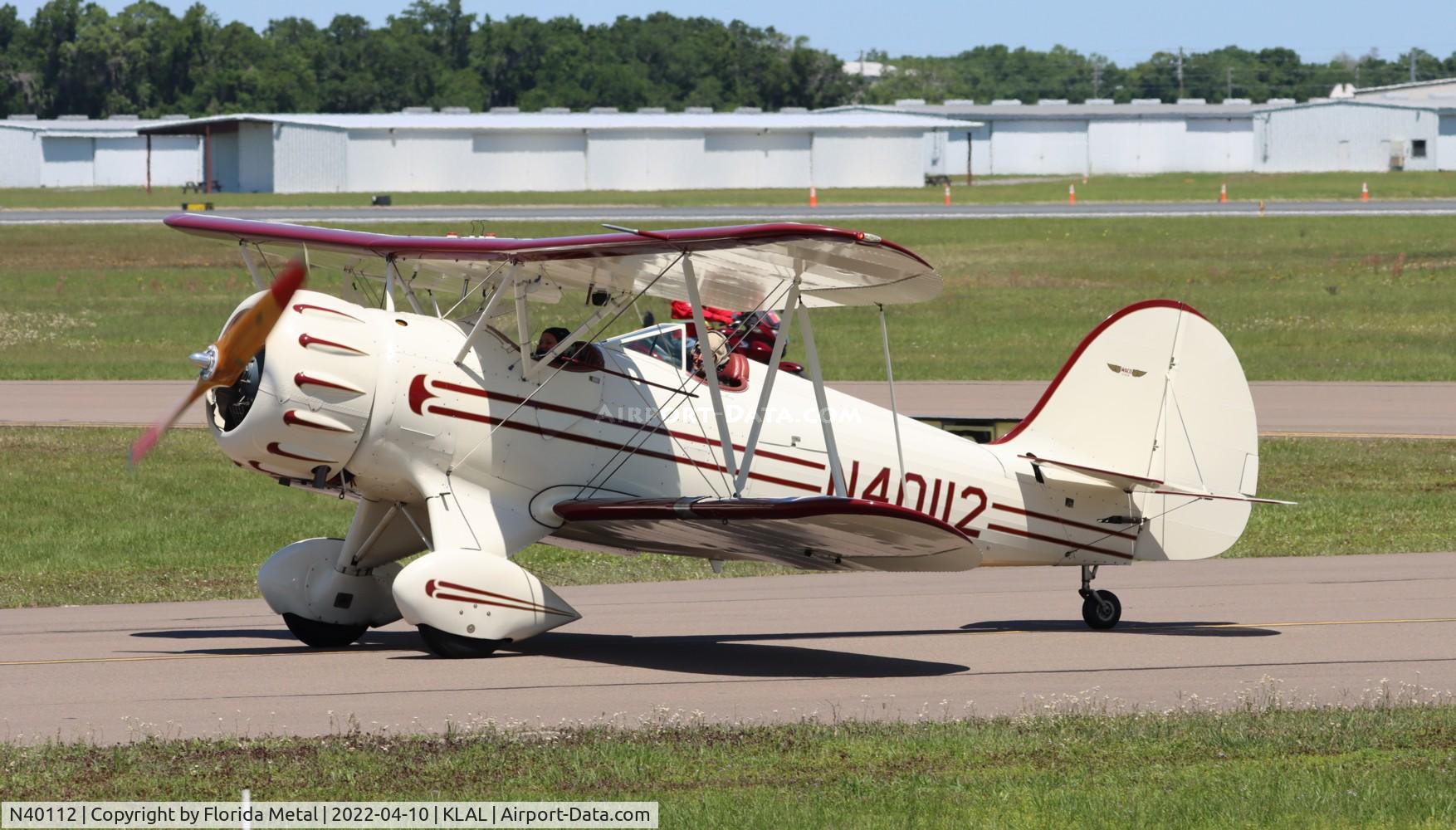 N40112, 1989 Classic Aircraft Corp WACO YMF C/N F5-025, Sun N fun 2022