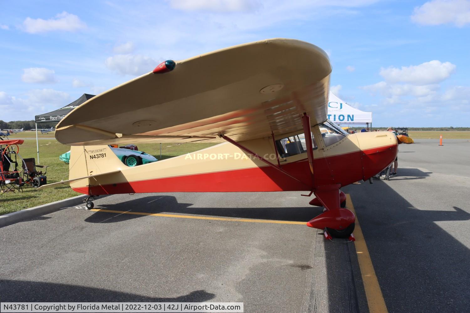 N43781, 1946 Taylorcraft BC12-D C/N 7440, Taylorcraft BC12