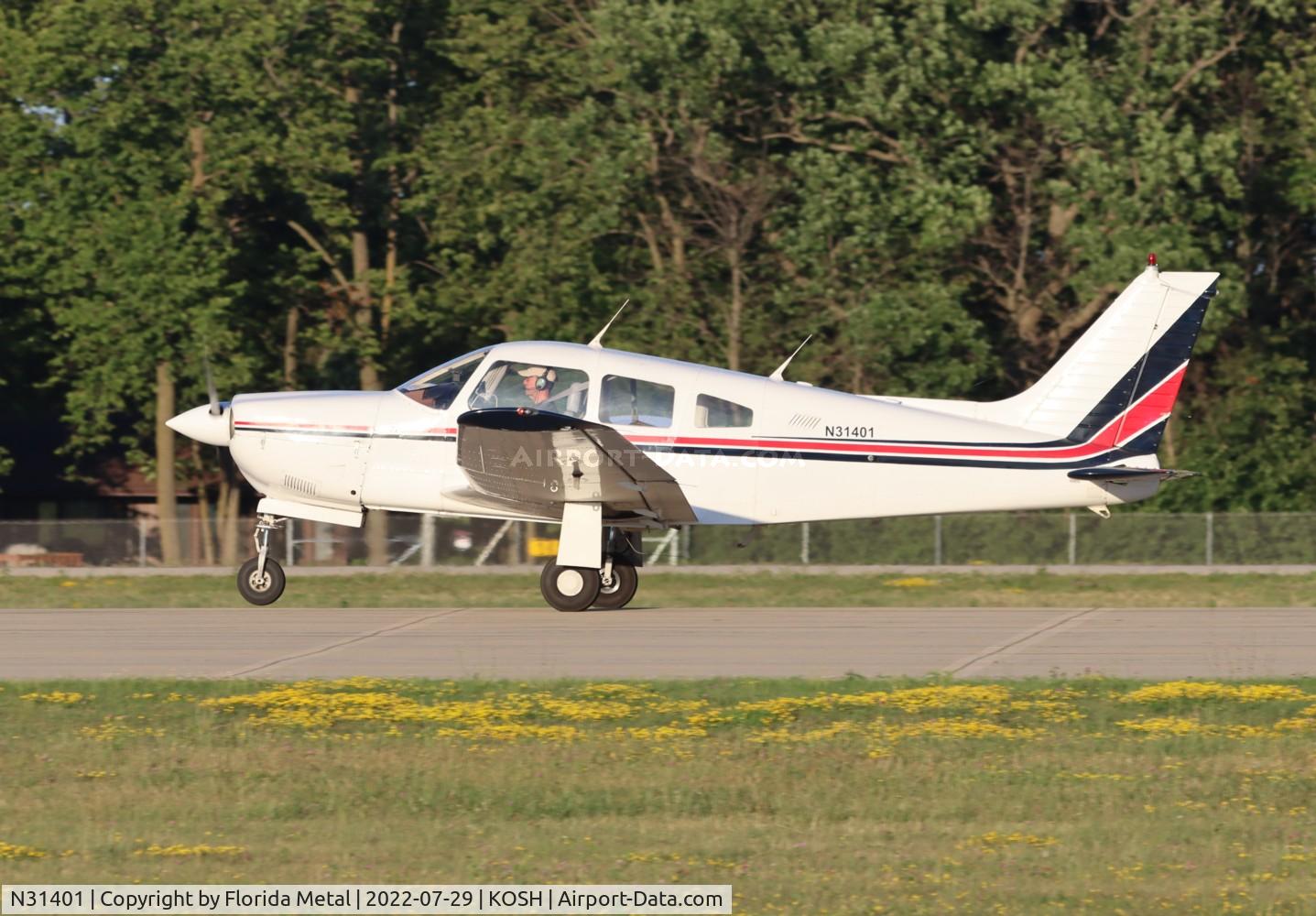 N31401, 1978 Piper PA-28R-201 Cherokee Arrow III C/N 28R-7837234, OSH 2022