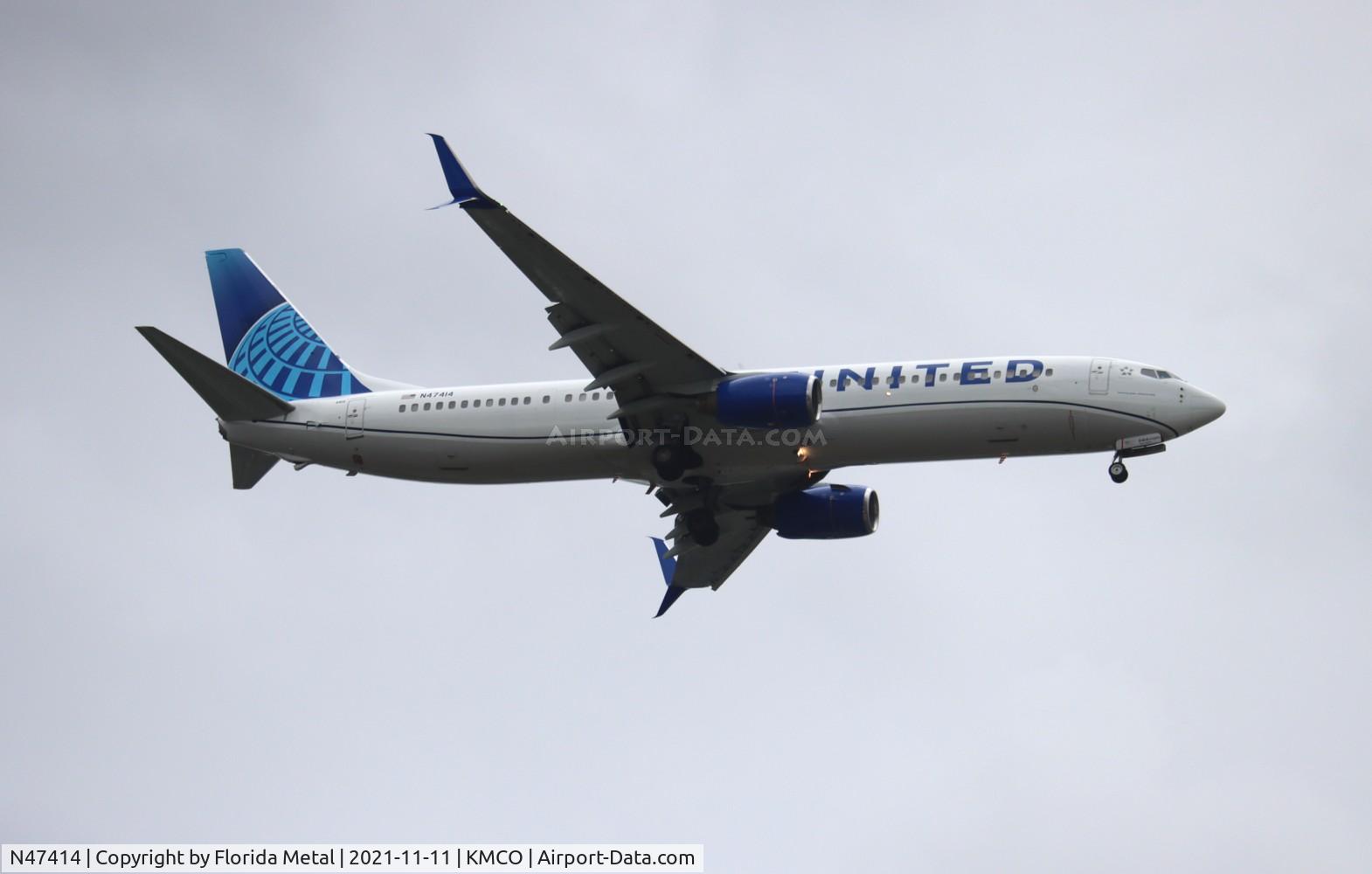 N47414, 2008 Boeing 737-924/ER C/N 32827, MCO 2021