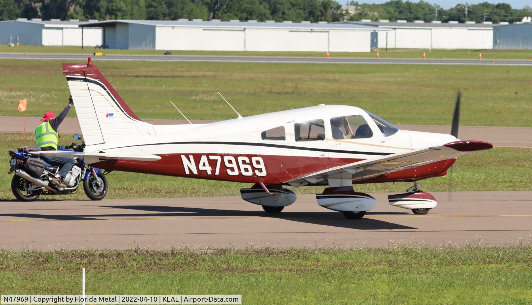 N47969, 1977 Piper PA-28-161 C/N 28-7816174, Sun N Fun 2022
