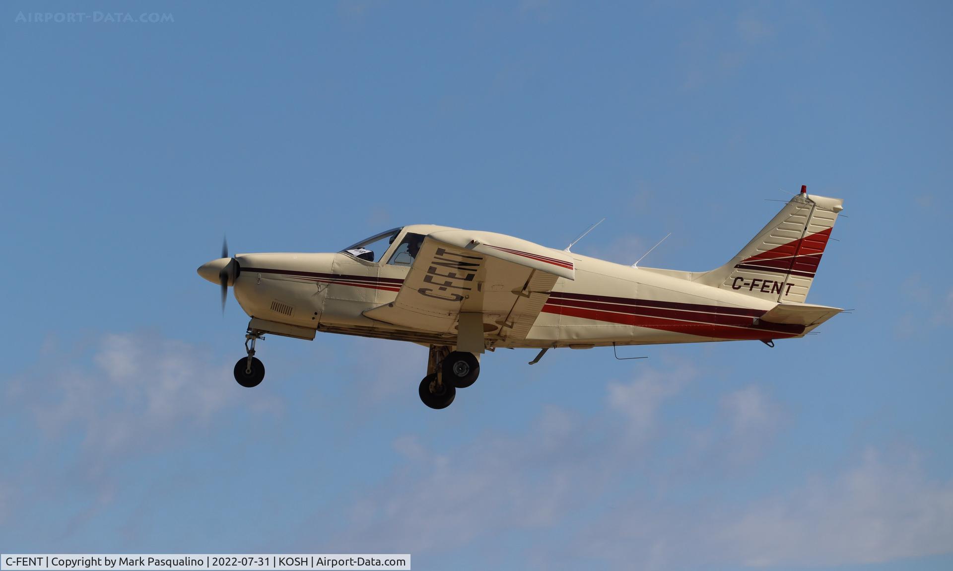 C-FENT, 1968 Piper PA-28R-180 Cherokee Arrow C/N 28R30574, Piper PA-28R-180
