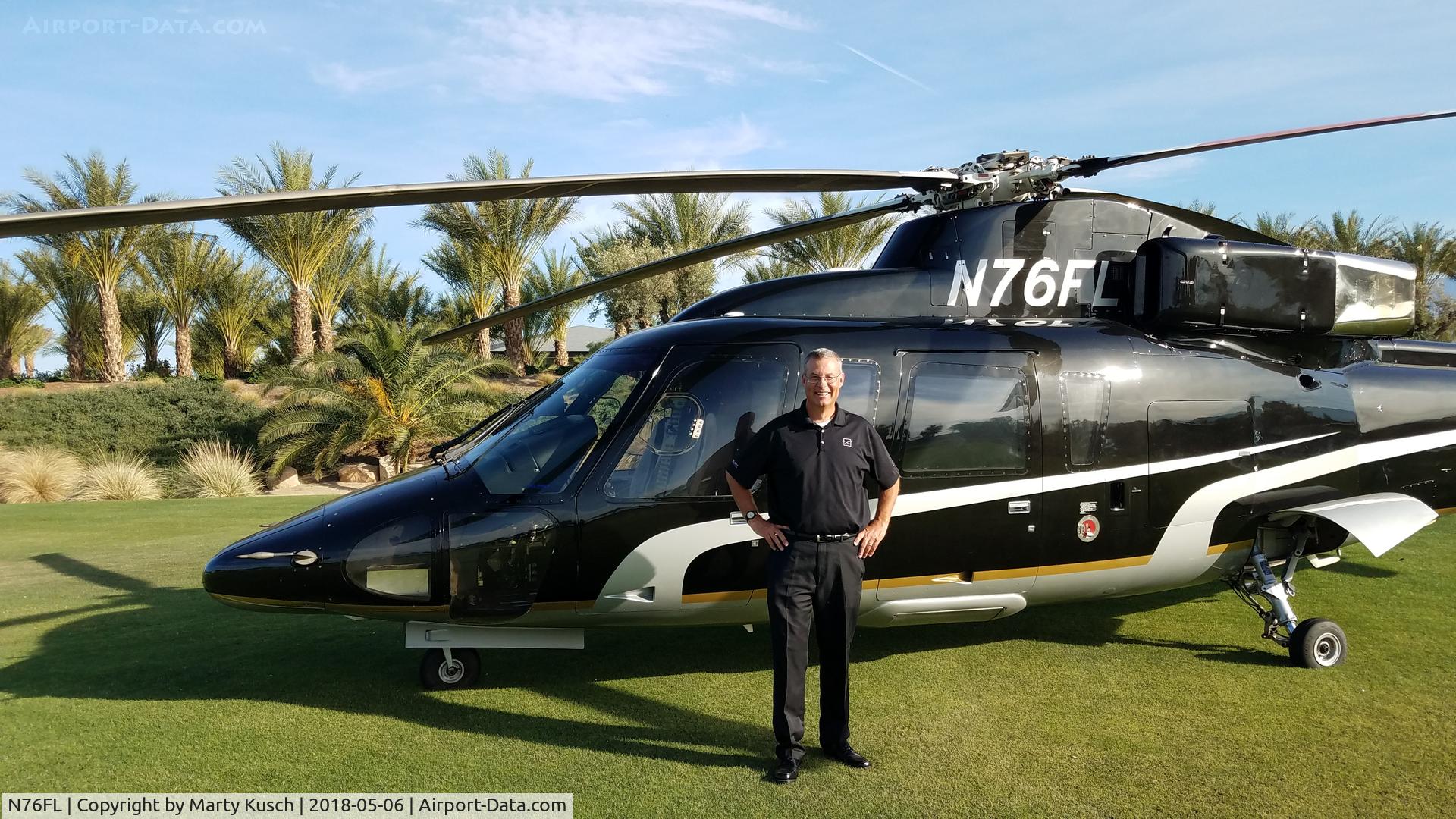 N76FL, 1988 Sikorsky S-76B C/N 760347, Private resort golf course.