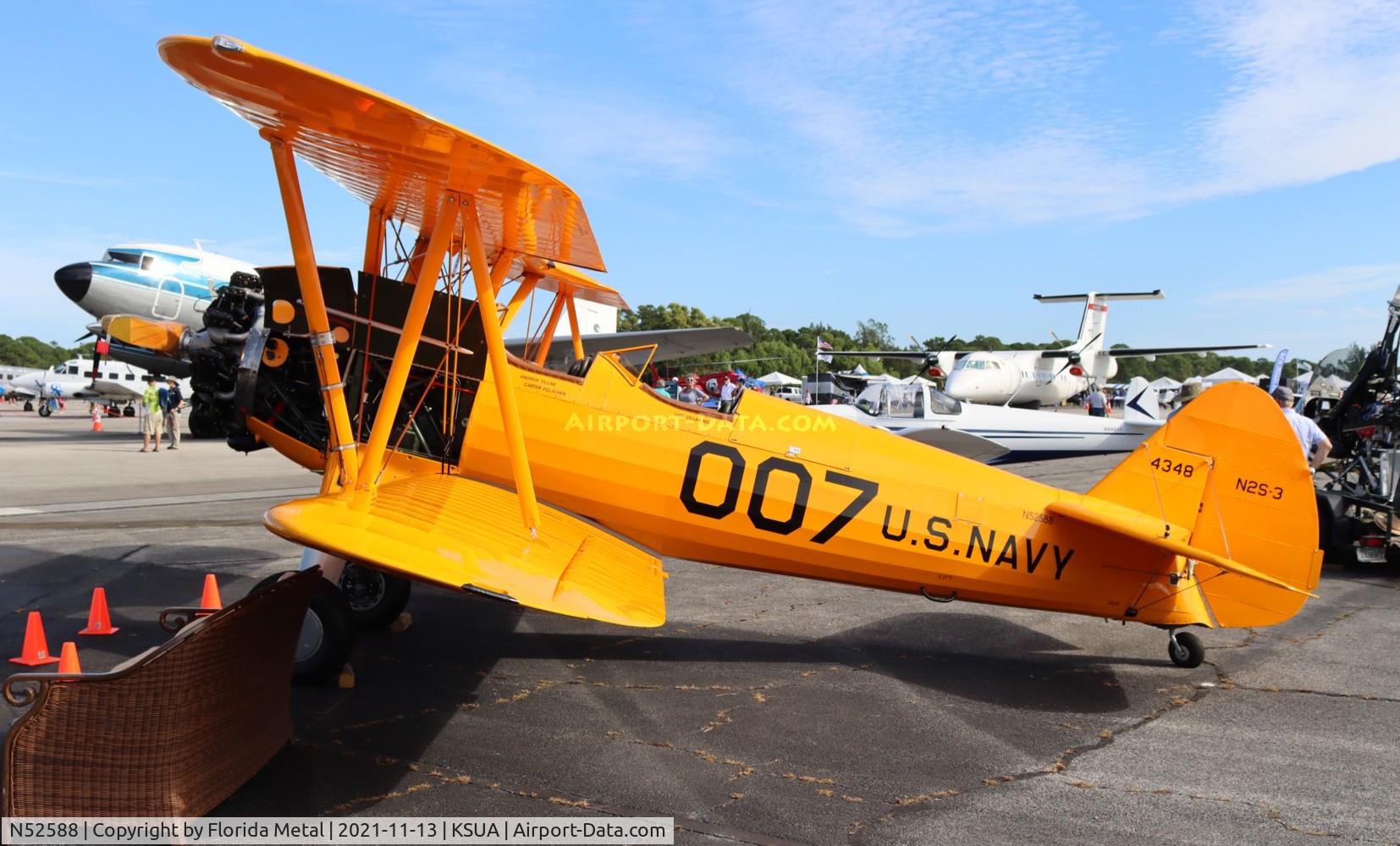 N52588, 1941 Boeing A75L300 C/N 75-2678, Stuart 2022