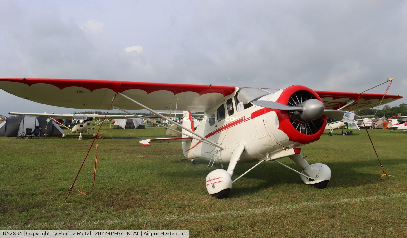 N52834, 1944 Howard Aircraft DGA-15P C/N 1763, Sun N fun 2022