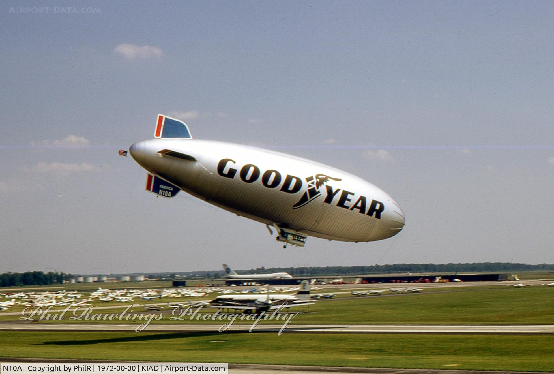 N10A, Goodyear GZ-20A C/N C64, N10A Goodyear GZ-20A Airship 'America' IAD 1972