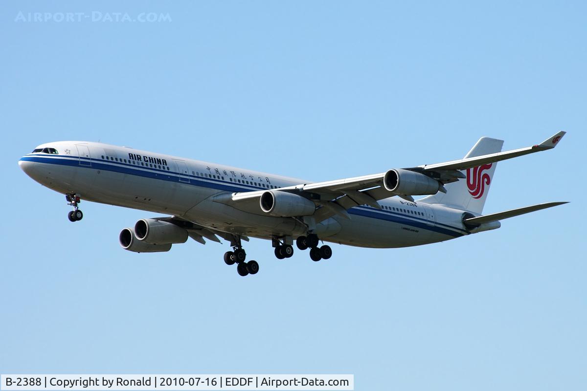 B-2388, 1998 Airbus A340-313 C/N 242, at fra