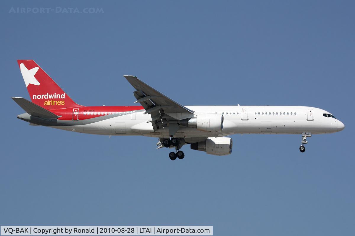 VQ-BAK, 1995 Boeing 757-2Q8 C/N 26332, at ayt
