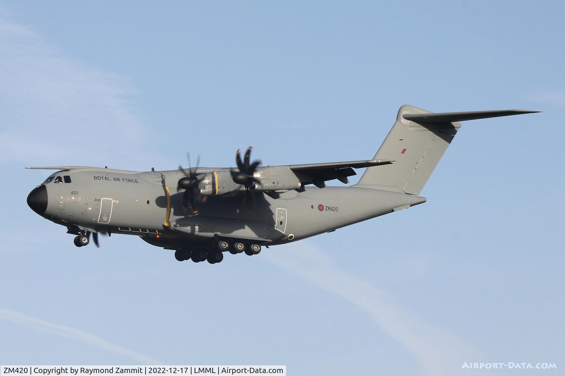 ZM420, Airbus 400M-180 Atlas C.1 C/N 056, Airbus A400M Atlas C.1 ZM420 Royal Air Force