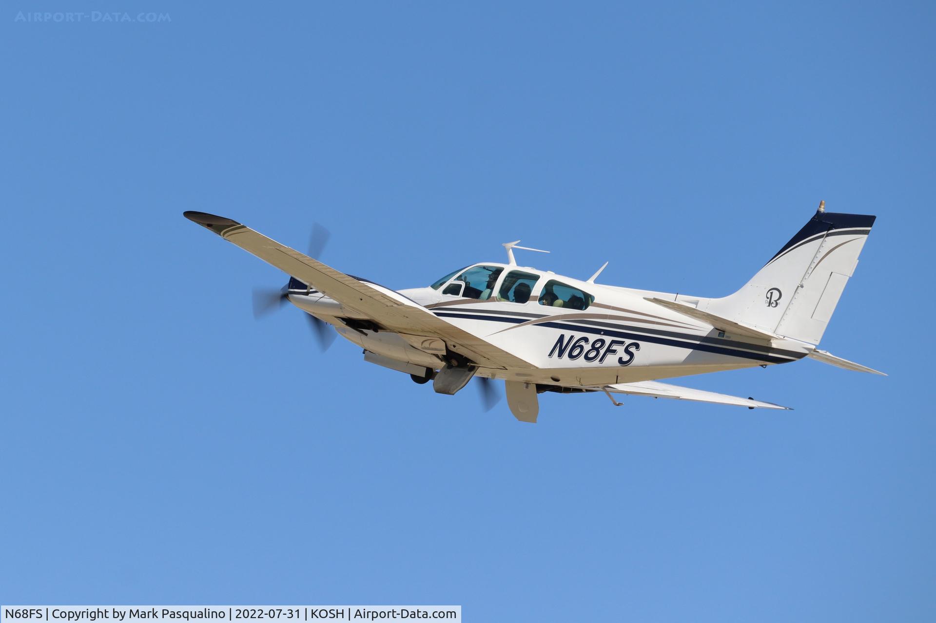 N68FS, 1968 Beech 95-B55 (T42A) Baron C/N TC-1054, Beech B55