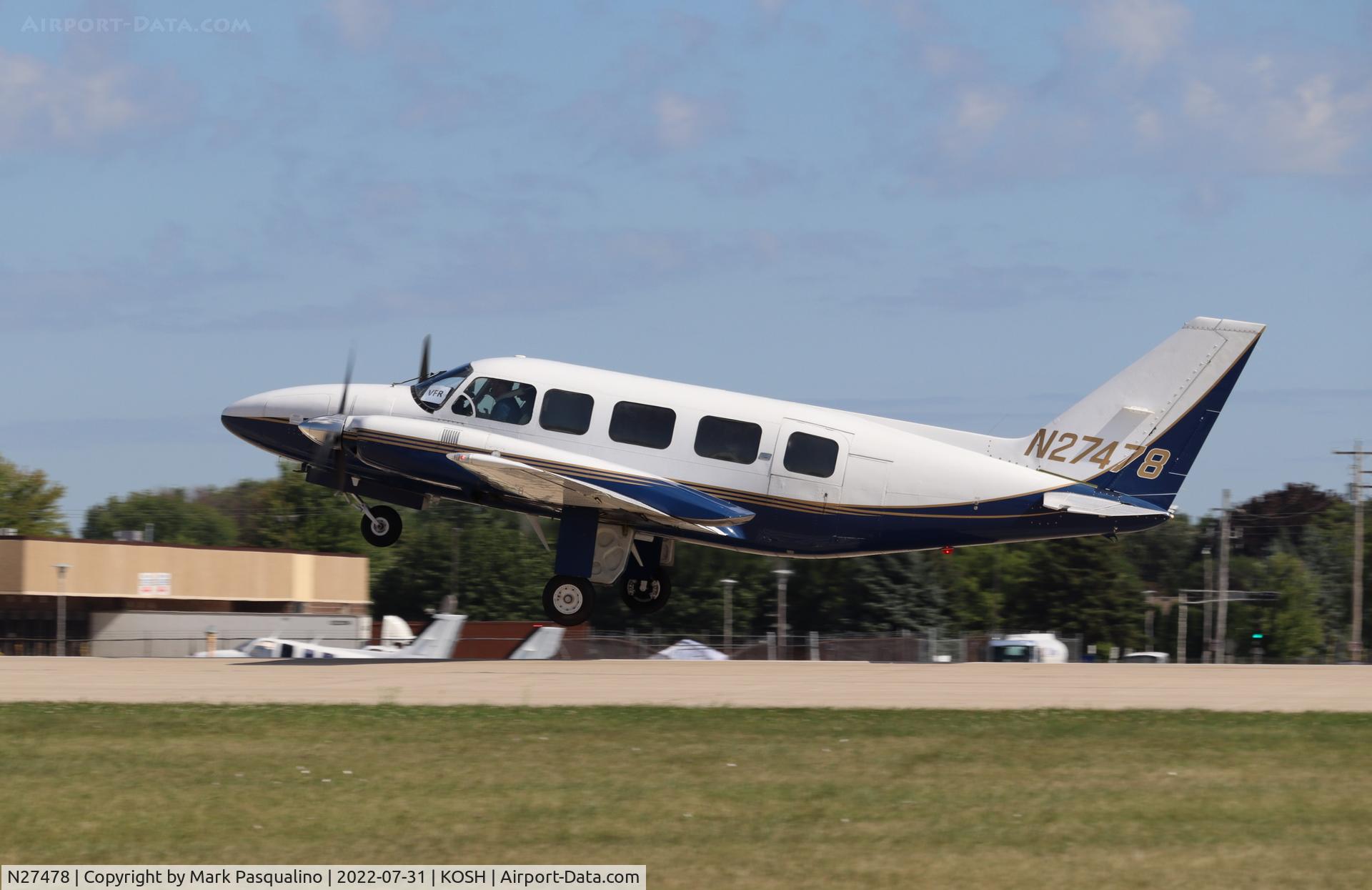 N27478, 1977 Piper PA-31-350 Chieftain C/N 31-7852026, Piper PA-31-350