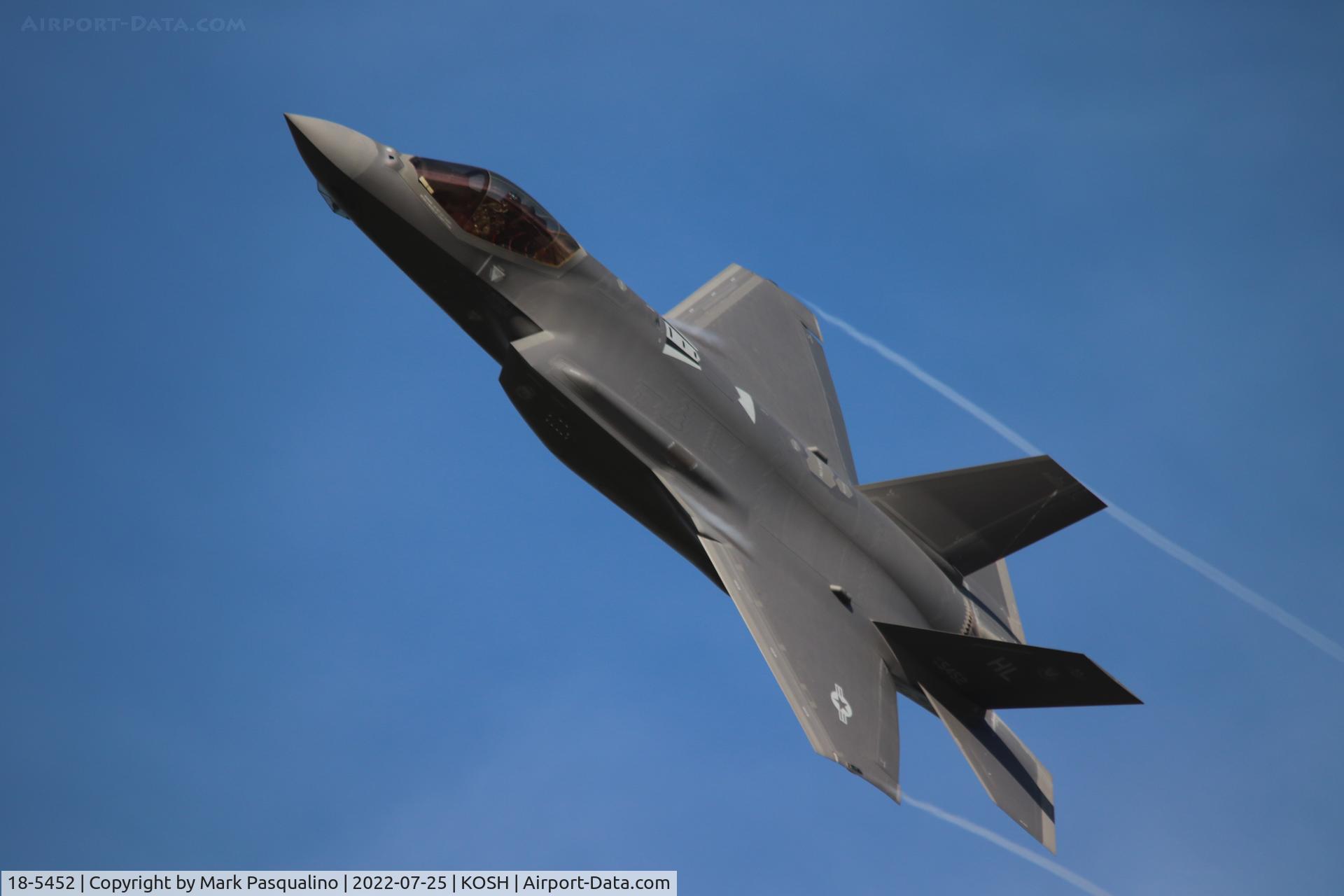 18-5452, Lockheed Martin F-35A Lightning II C/N AF-280, Lockheed Martin F-35A