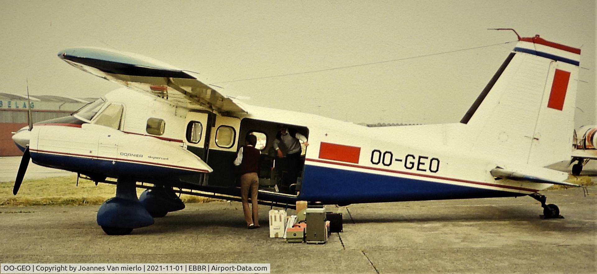 OO-GEO, 1968 Dornier Do-28D-1 Skyservant C/N 4023, Slide scan