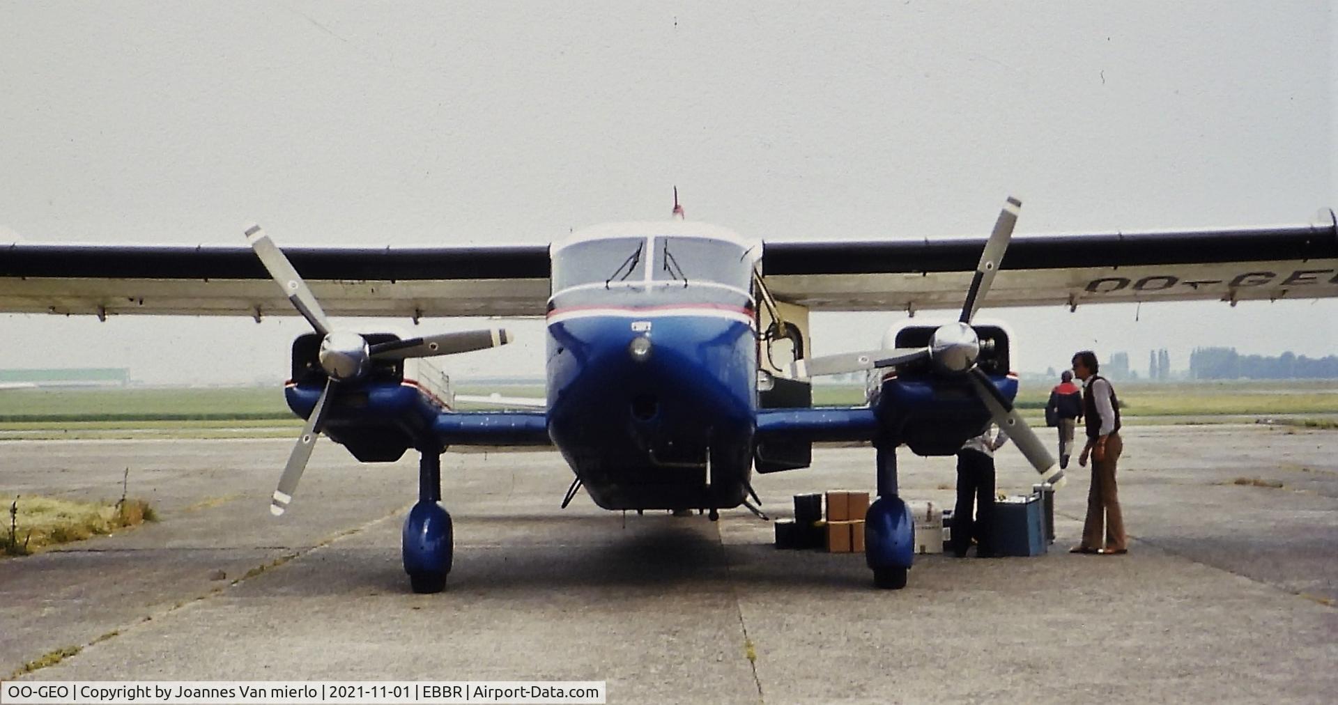 OO-GEO, 1968 Dornier Do-28D-1 Skyservant C/N 4023, Slide scan