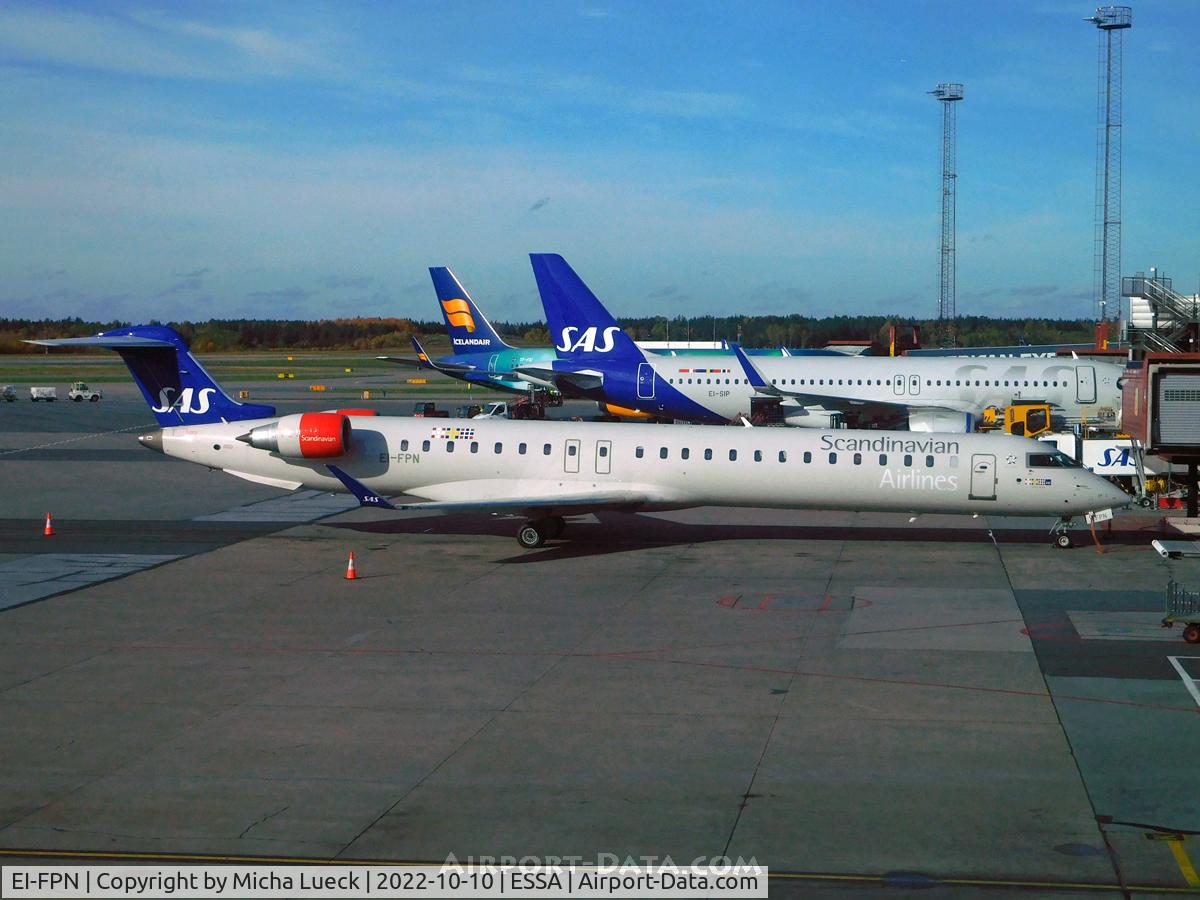 EI-FPN, 2017 Bombardier CRJ-900 (CL-600-2D24) C/N 15433, At Arlanda