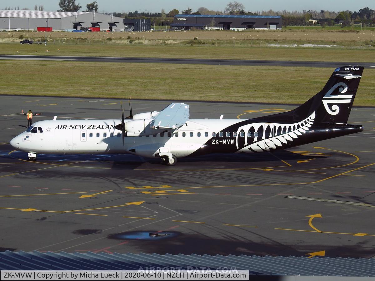 ZK-MVW, 2018 ATR 72-600 C/N 1525, At the Garden City