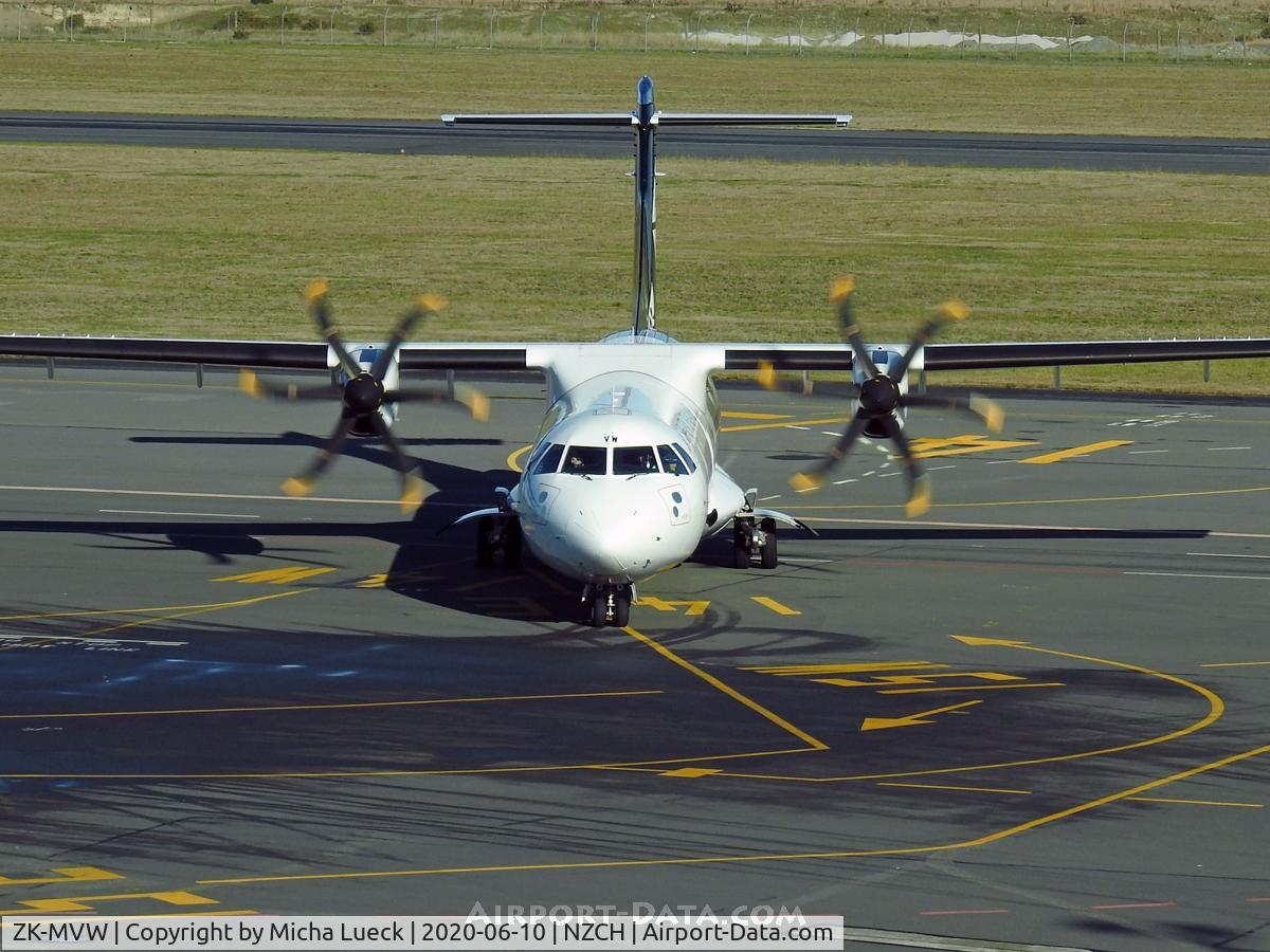 ZK-MVW, 2018 ATR 72-600 C/N 1525, At the Garden City