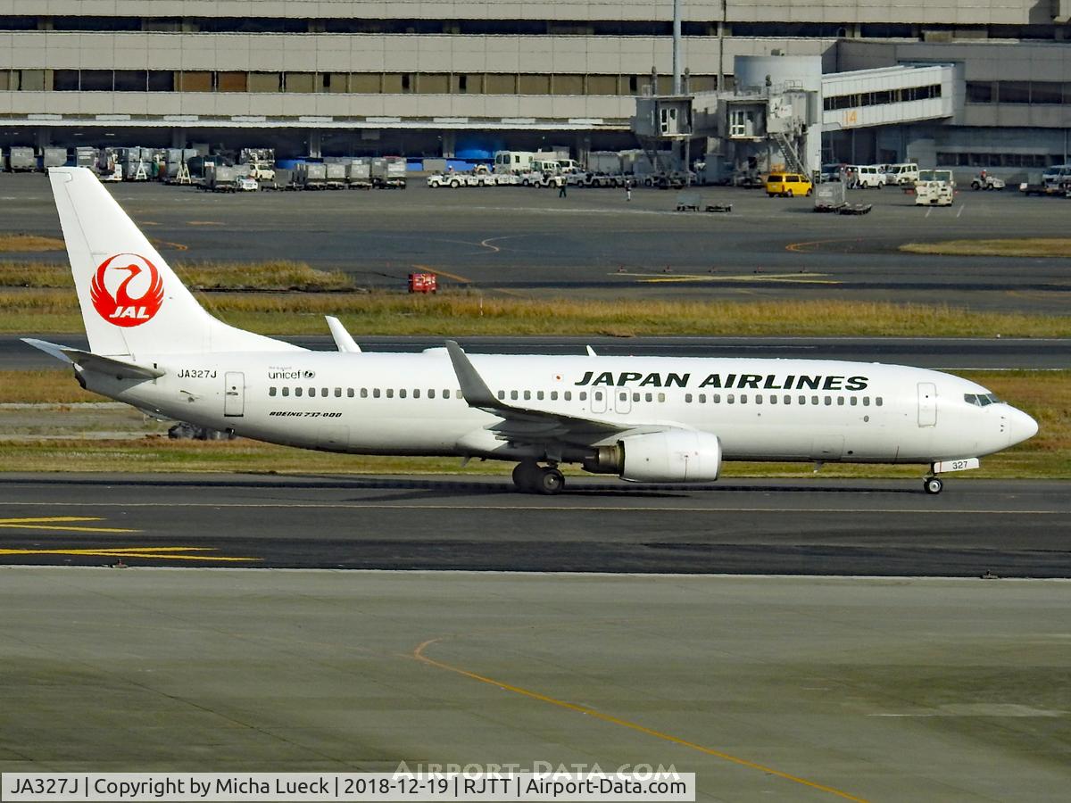 JA327J, 2010 Boeing 737-846 C/N 35356, At Haneda