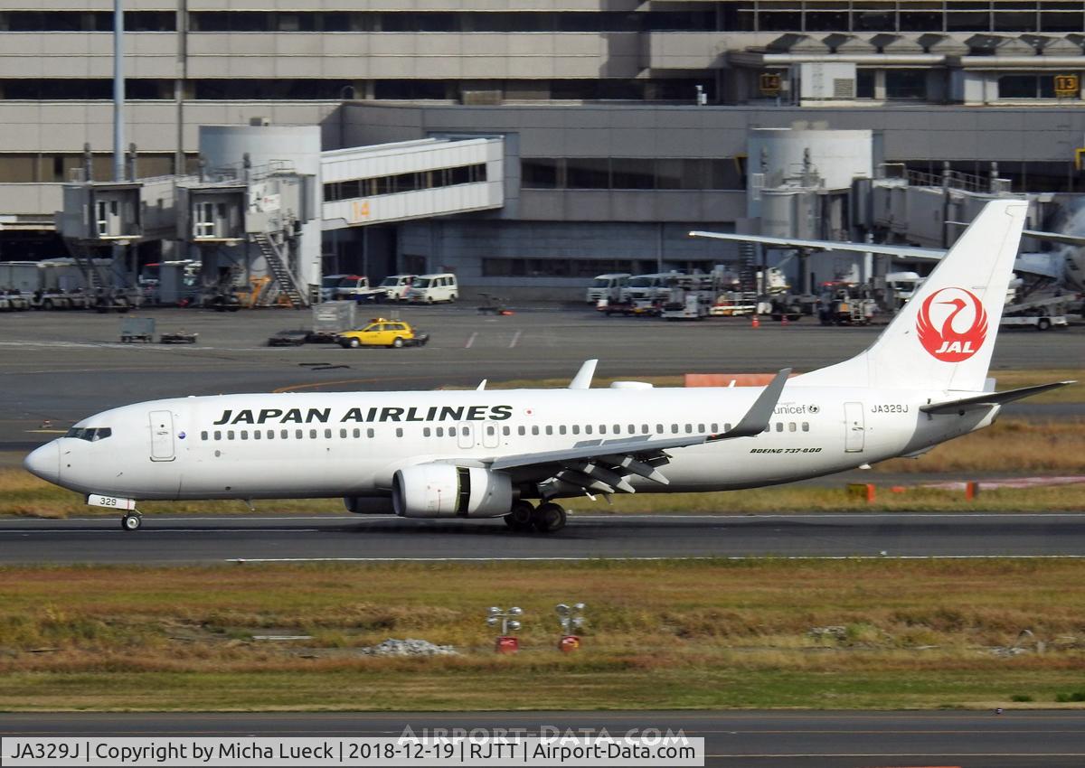 JA329J, 2010 Boeing 737-846 C/N 35358, At Haneda