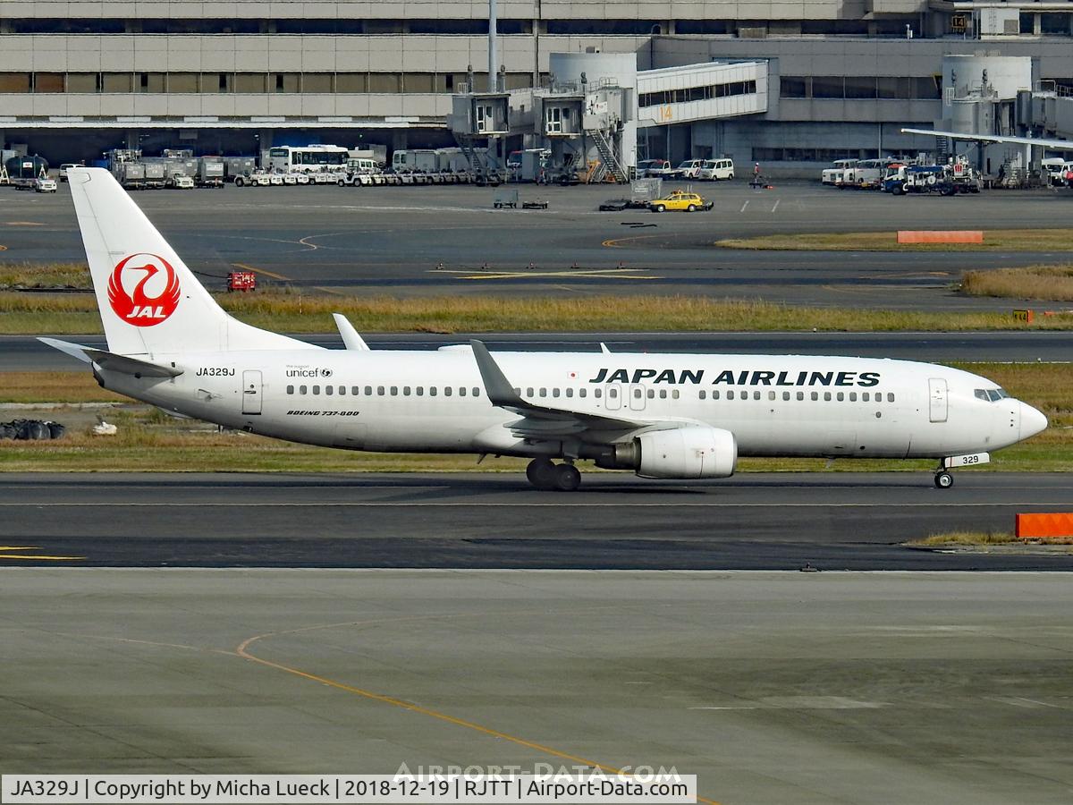 JA329J, 2010 Boeing 737-846 C/N 35358, At Haneda