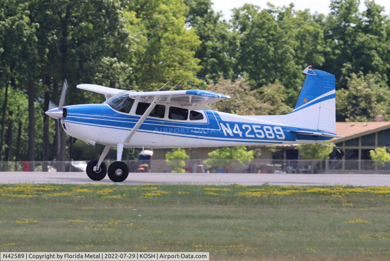 N42589, 1973 Cessna 180J C/N 18052365, OSH 2022