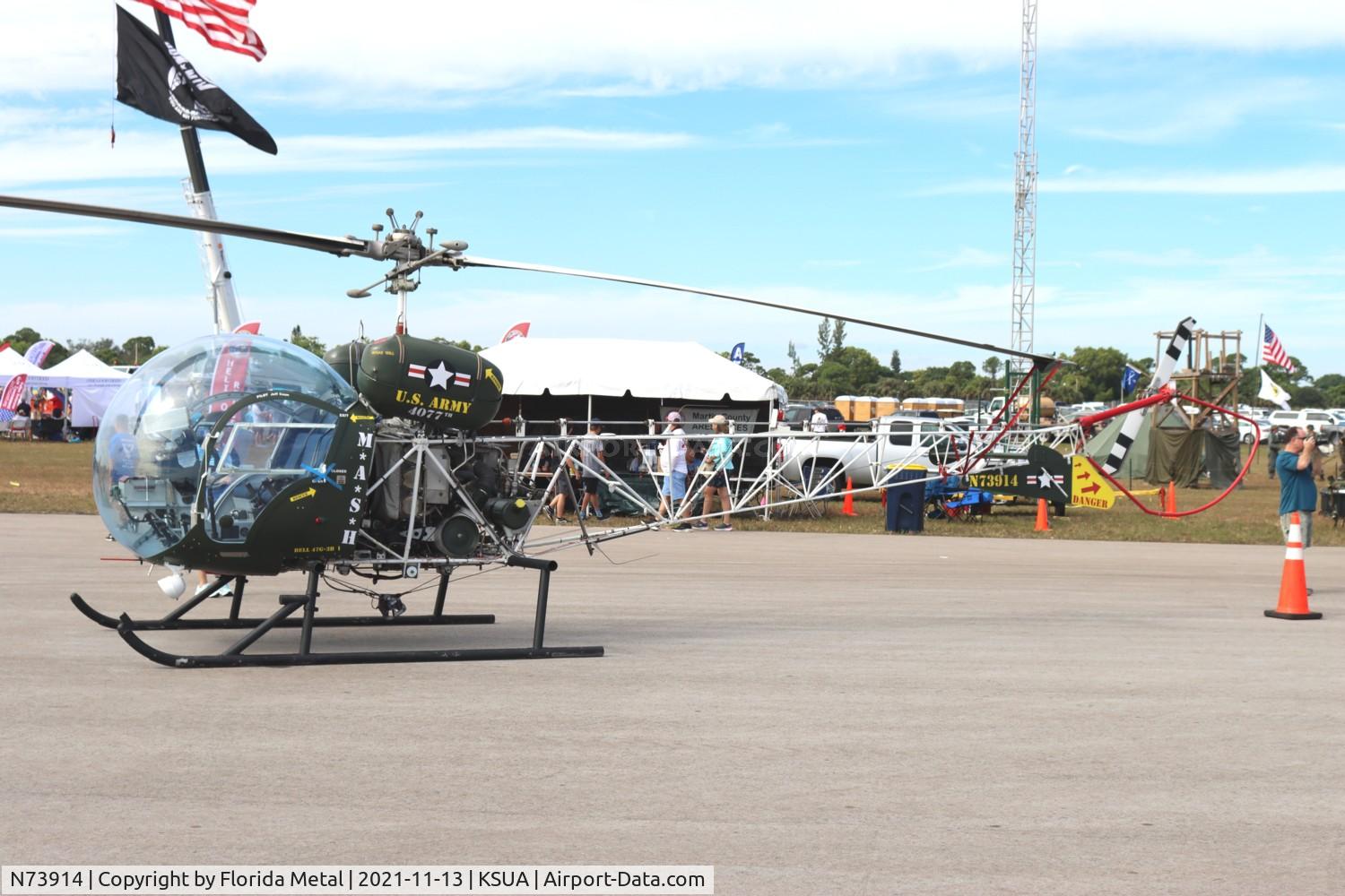 N73914, 1963 Bell 47G-3B-1 Sioux C/N 2800, Stuart 2021