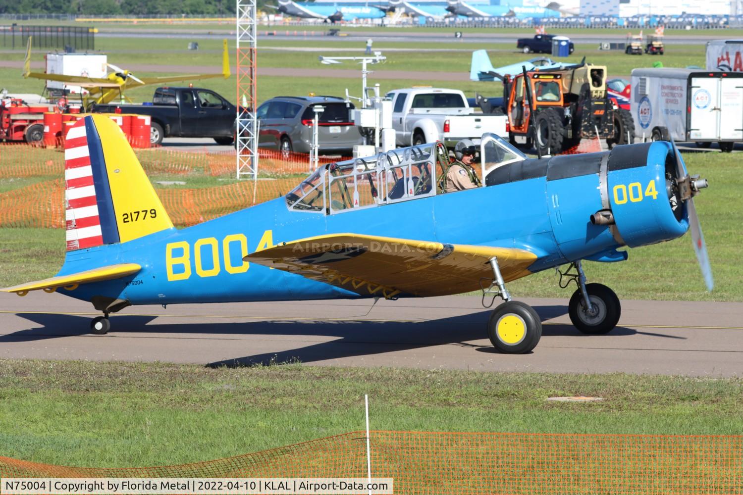 N75004, 1942 Convair BT-15 C/N 6720, Sun N Fun 2022