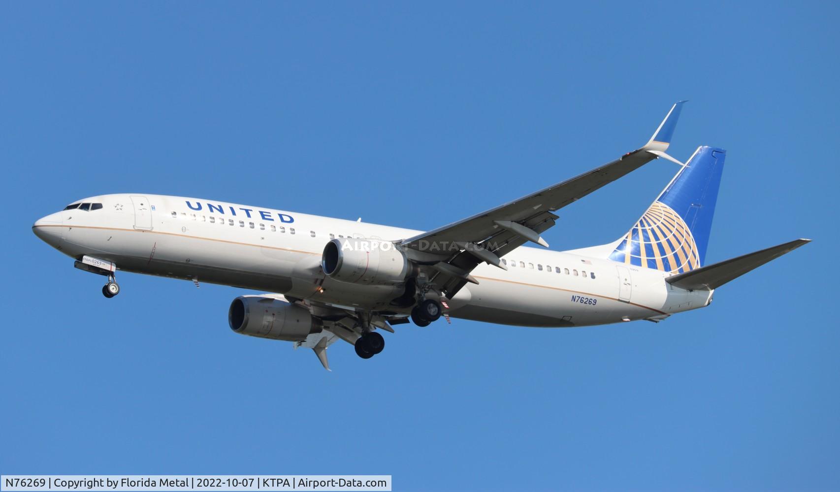 N76269, 2001 Boeing 737-824 C/N 31588, TPA 2022