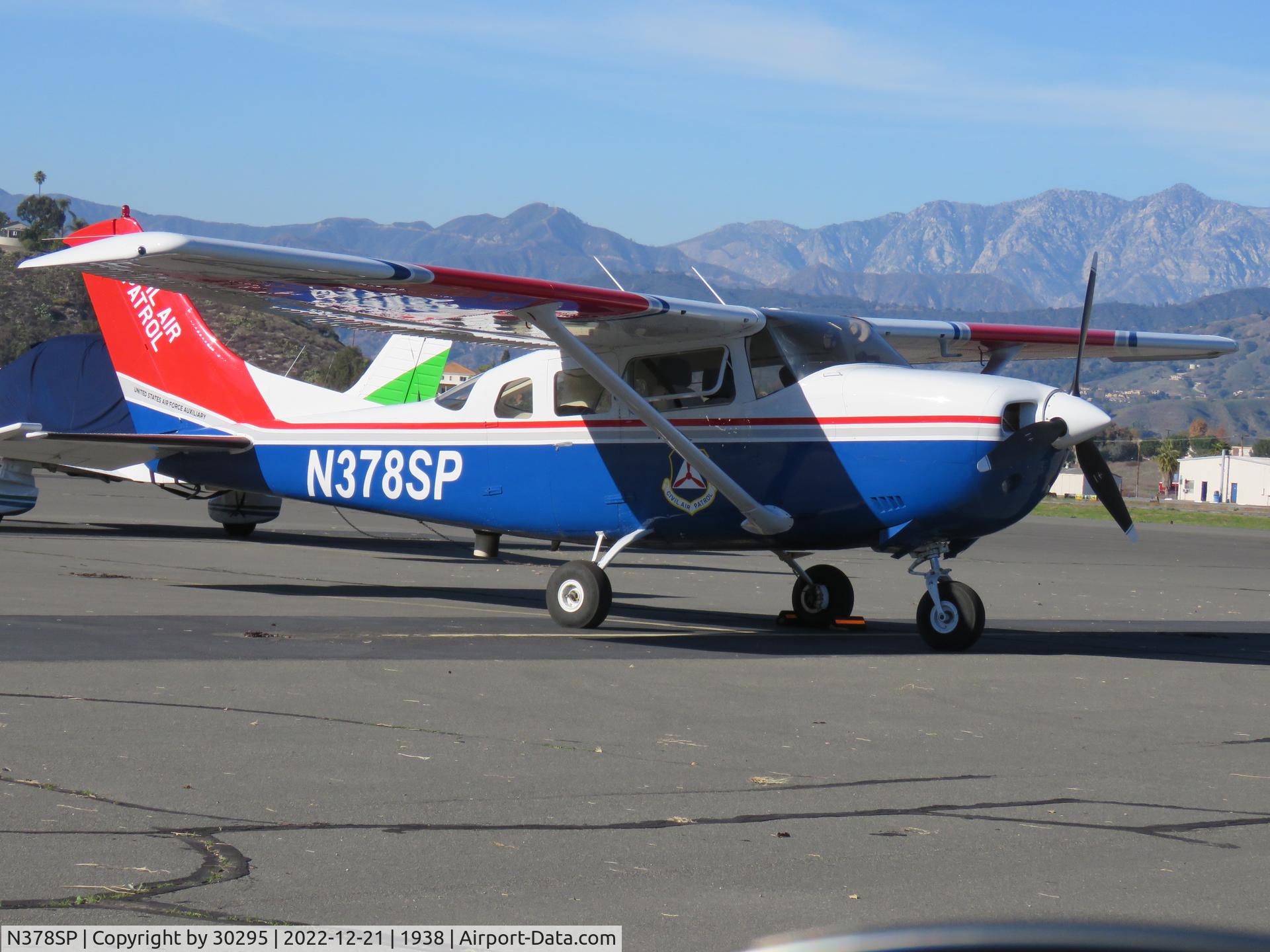 N378SP, 1981 Cessna U206G Stationair C/N U20606322, Parked