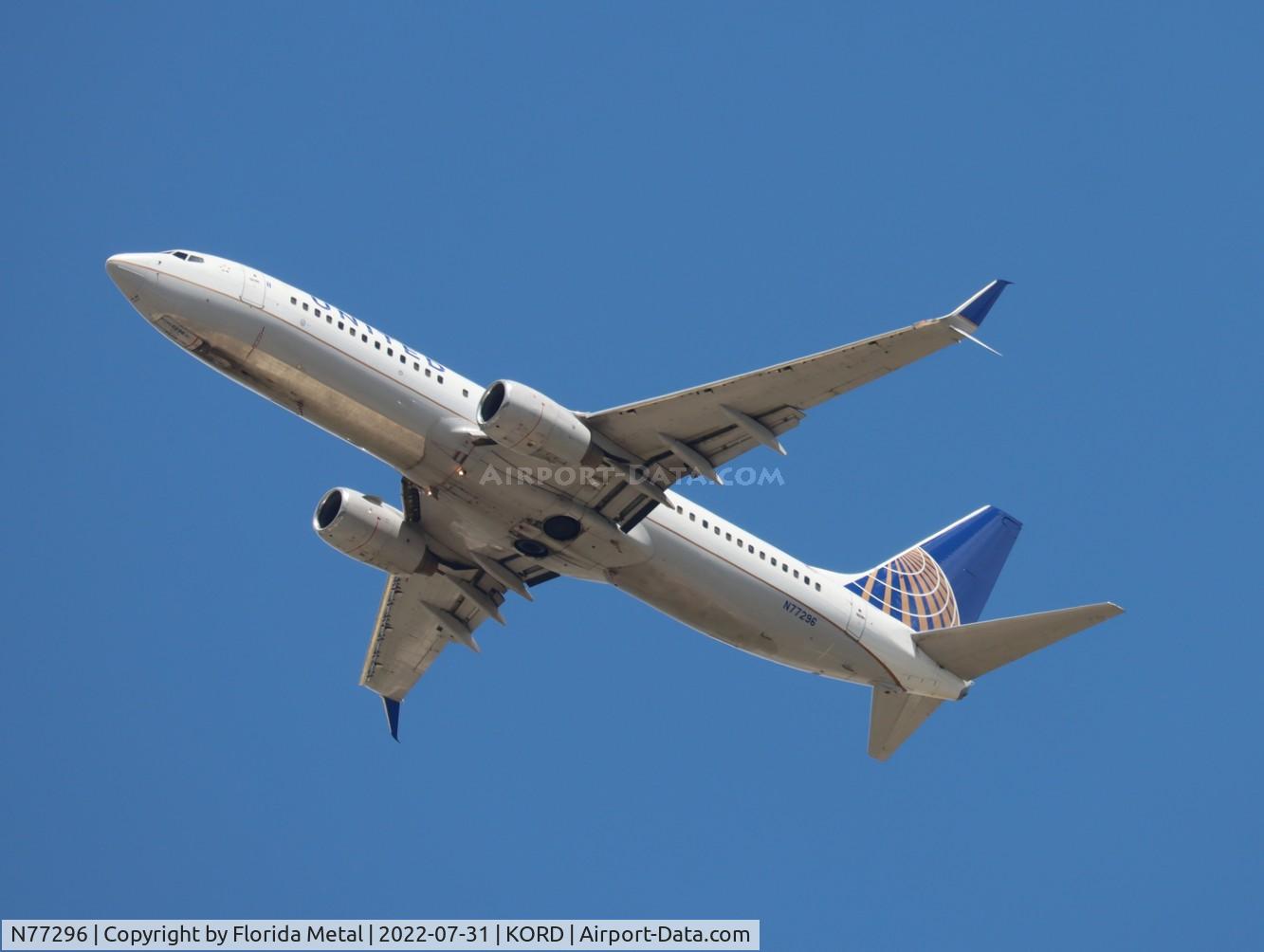 N77296, 2005 Boeing 737-824 C/N 34002, ORD 2022